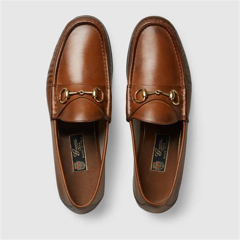 gucci bit loafer brown|gucci horsebit loafer.